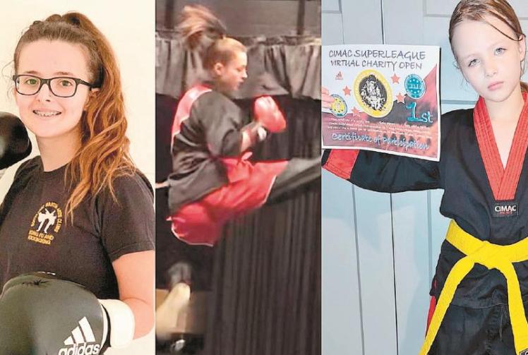 Children raise money for child mental health with martial arts competition